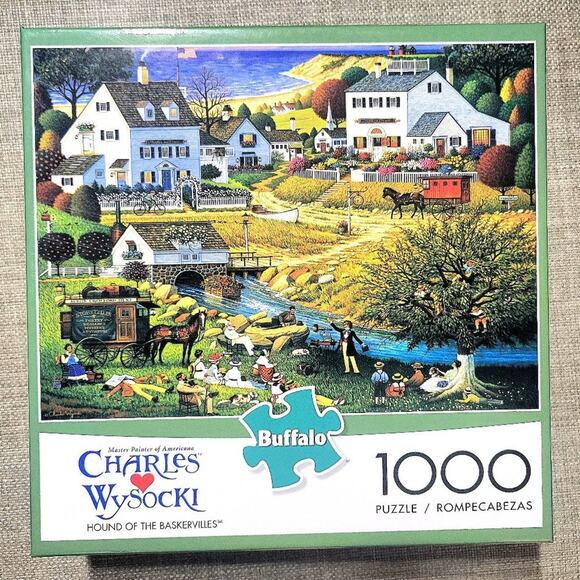 Buffalo Charles Wysocki "Hound of The Baskervilles"1000 PC Puzzle - Picture 1 of 2